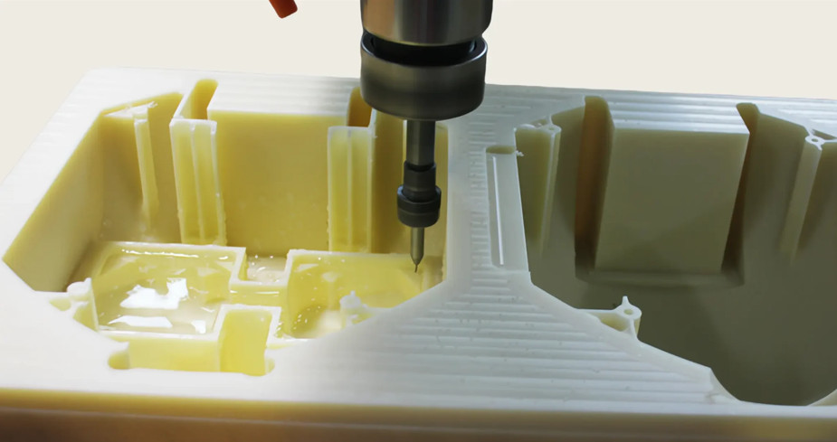 CNC milling ABS plastic